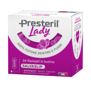 Lady Presteril Proteggi Slip in Puro Cotone 24 pz