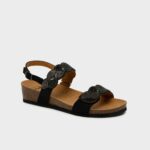 Scholl Mules Abu Dhabi Sandalo Nero Tag. 38