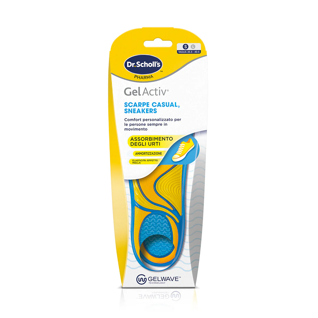 Dr. Scholl's GelActiv Scarpe Casual, Sneakers Solette Small (35.5-40.5)