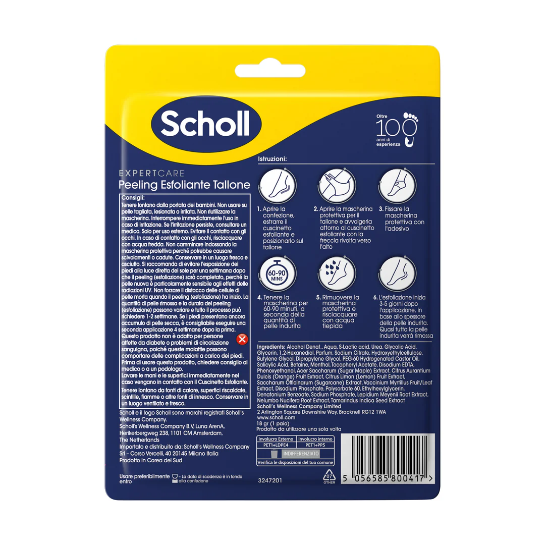 Scholl Expert Care Peeling Esfoliante tallone 1 Paio - immagine 2
