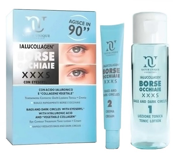 Natur Unique Ialucollagen Borse Occhiaie XXXS con Acido Ialuronico e Collagene - immagine 4