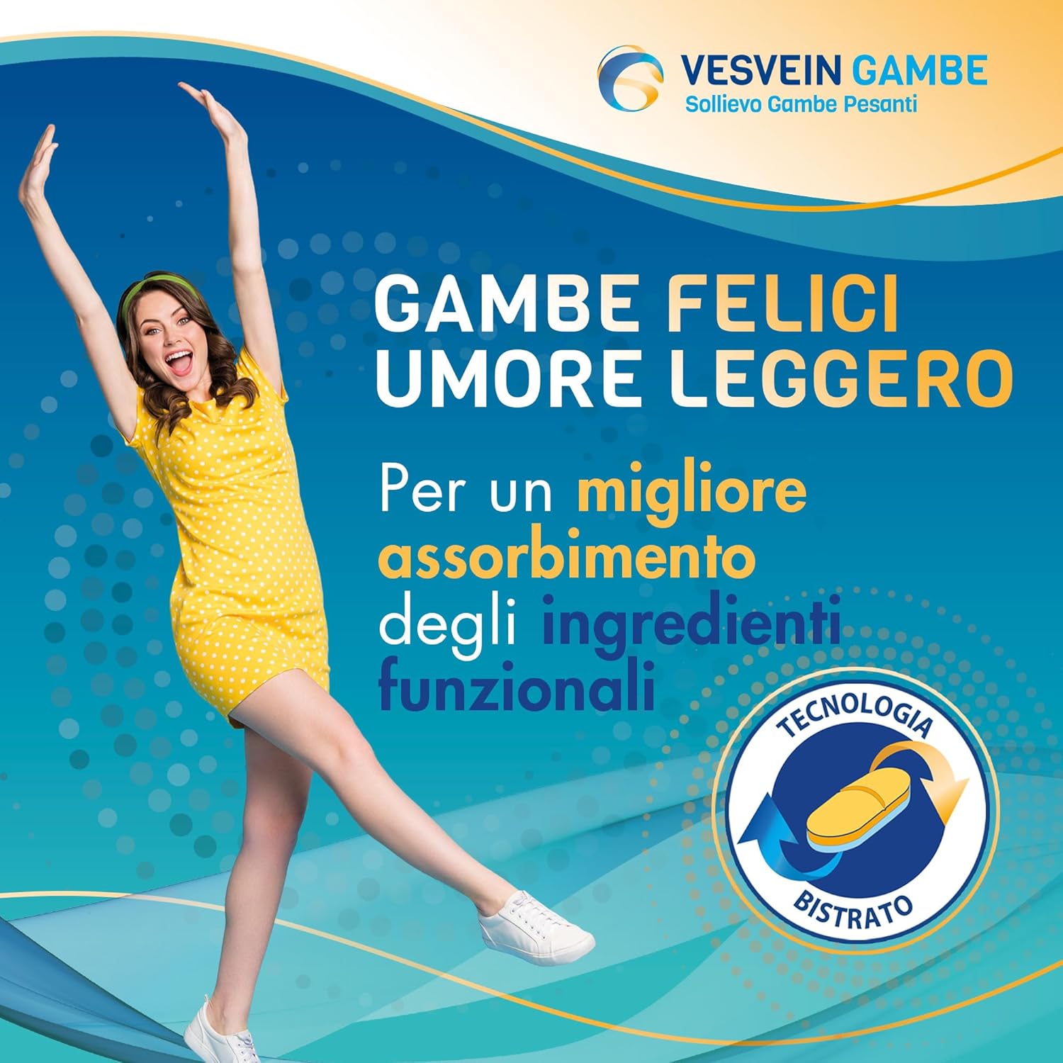 Vesvein Gambe 30 Compresse Bistrato - immagine 5