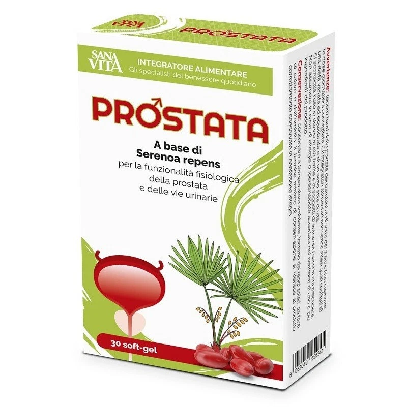 PROSTATA 30 Soft Gel da 320mg di Serenoa Repens Sanavita Paladin Pharma