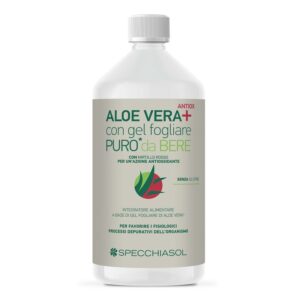 Specchiasol Aloe Vera+ Antiox con Gel Fogliare Puro da Bere 1000ml