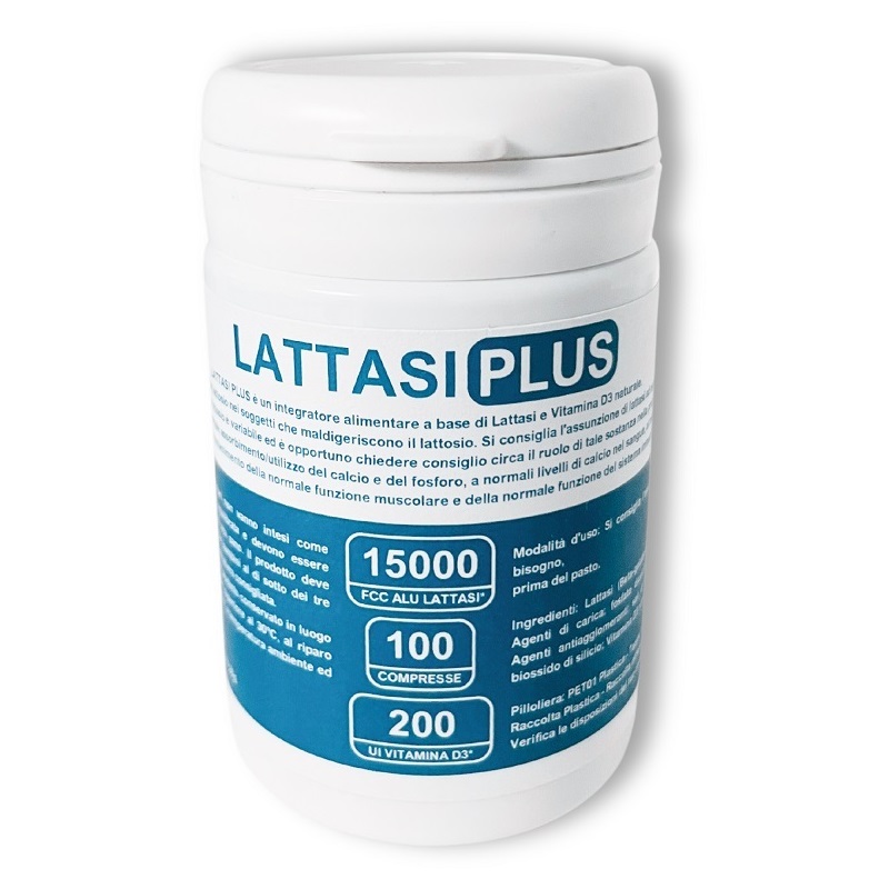 LATTASI PLUS 15000 FCC con Vitamina D3 Naturale 100 Compresse - immagine 2