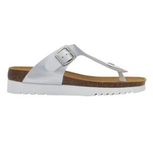 Scholl Boa Vista Ciabatte Sandali Mare Infradito Colore Argento Tag. 39