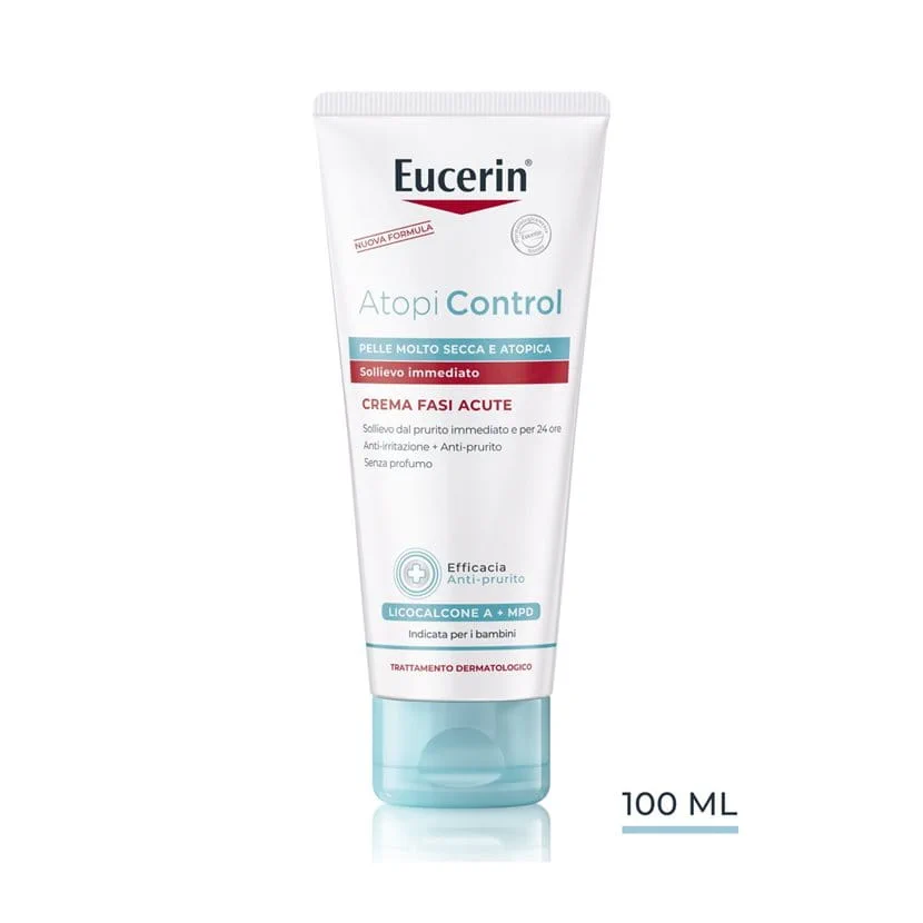 Eucerin Atopic Control Crema Fasi Acute Pelle Secca e Atopica 100ml