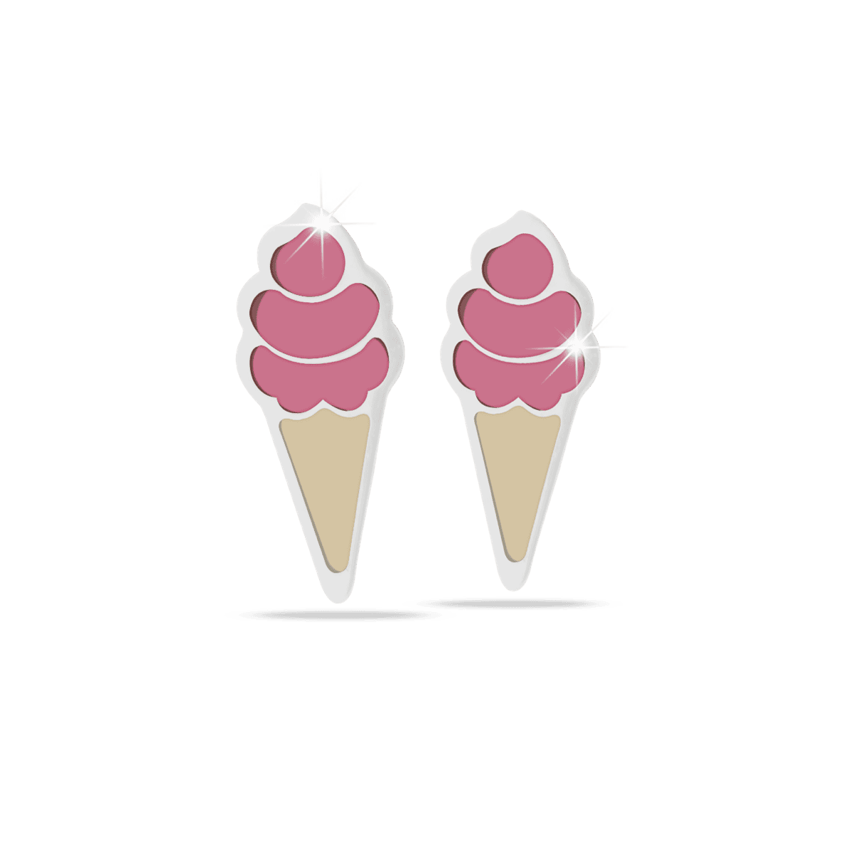 Medical Jewels Orecchini Anallergici 453 Cono gelato