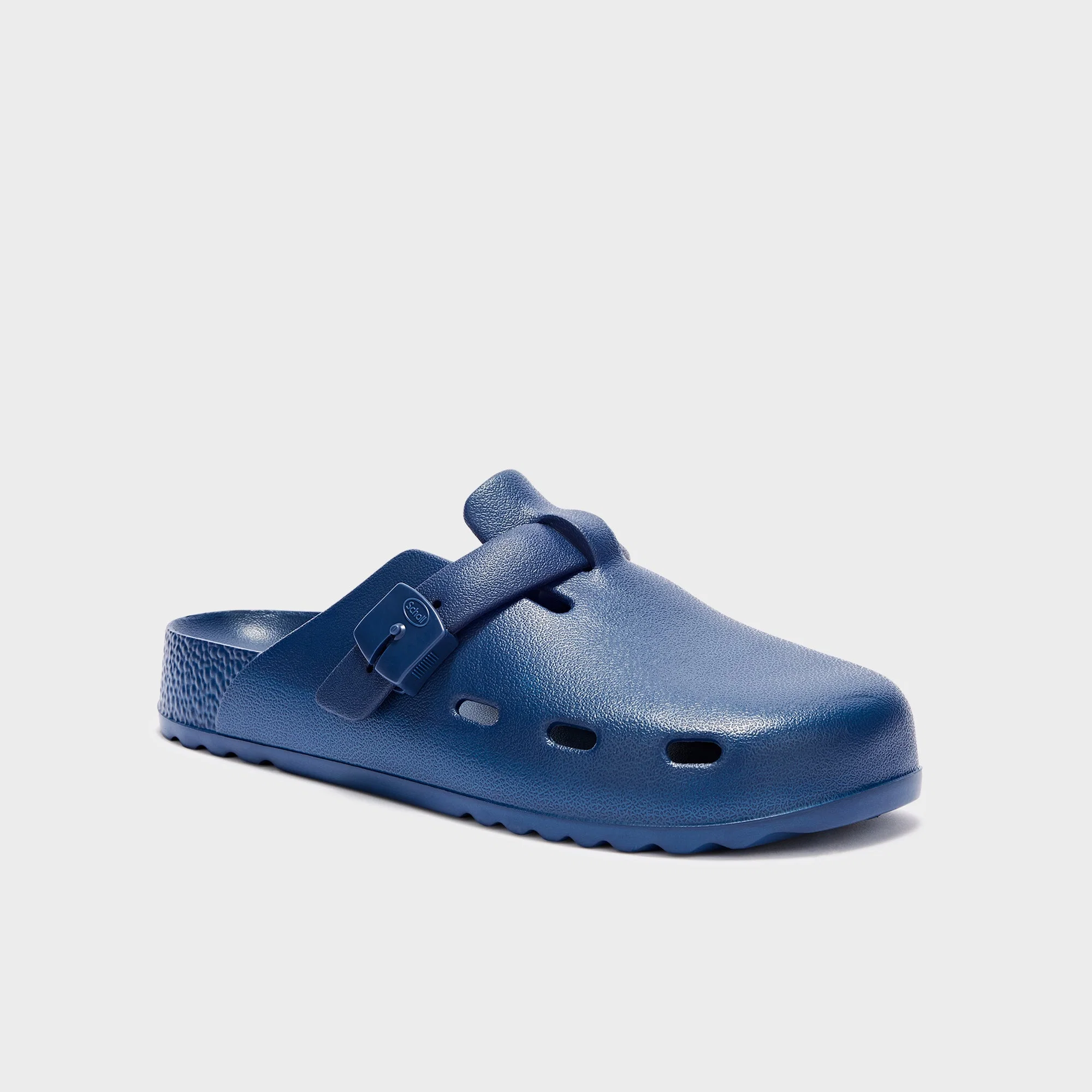 Scholl BAHIA CLOG Zoccoli Sabot Sandali Ciabatte da Mare e Piscina Blu Scuro Tag. 37