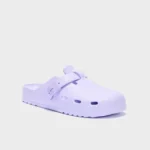 Scholl BAHIA CLOG Zoccoli Sabot Sandali Ciabatte da Mare e Piscina Lilla Pastello Tag. 37