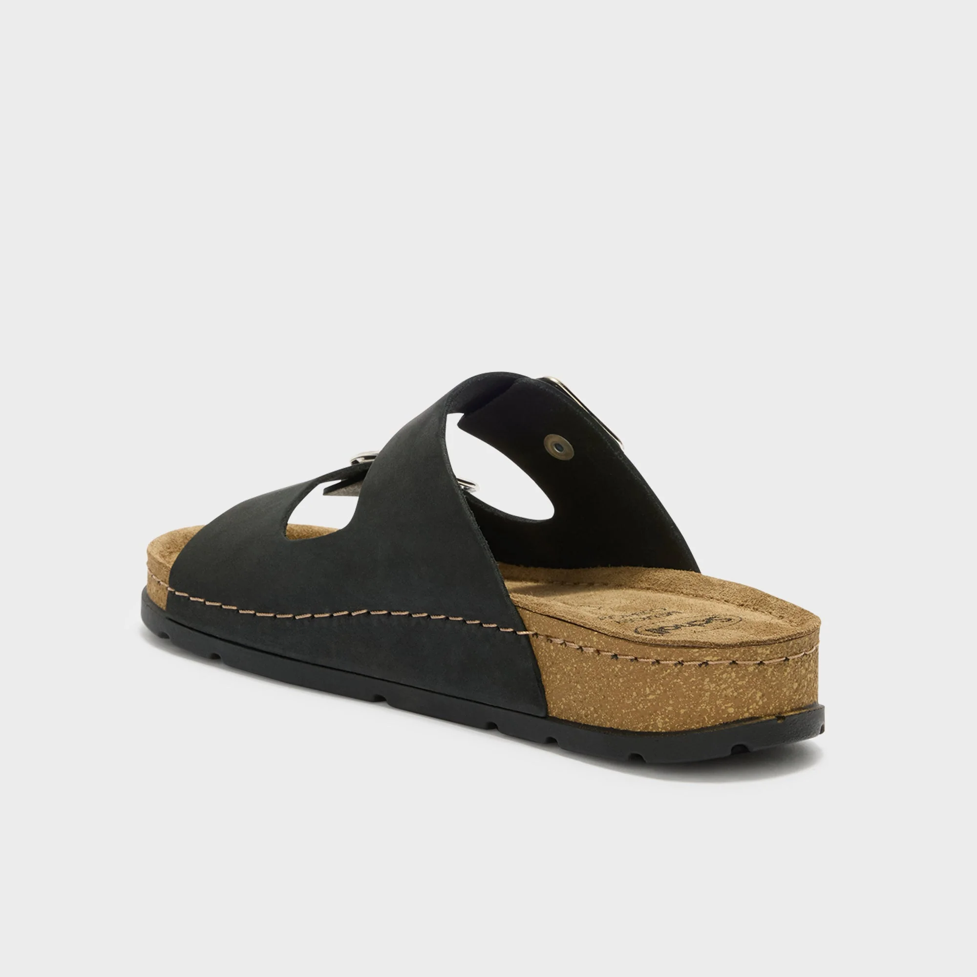 Scholl Bora 2 Buckles Sabot Sandali Ciabatte Nero Tag. 40 - immagine 4