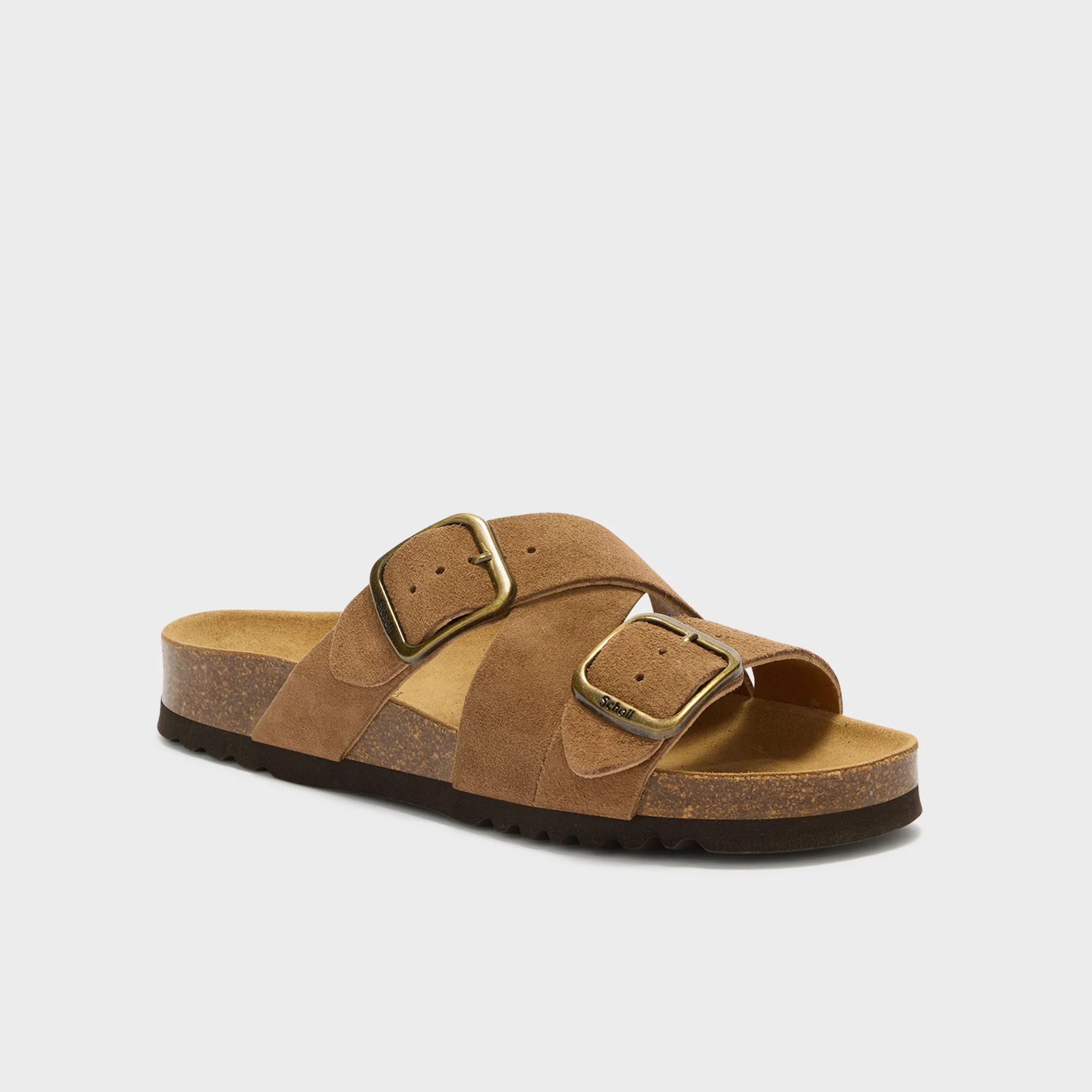 Scholl Selene Sabot Sandali Ciabatte Taupe Tag. 38