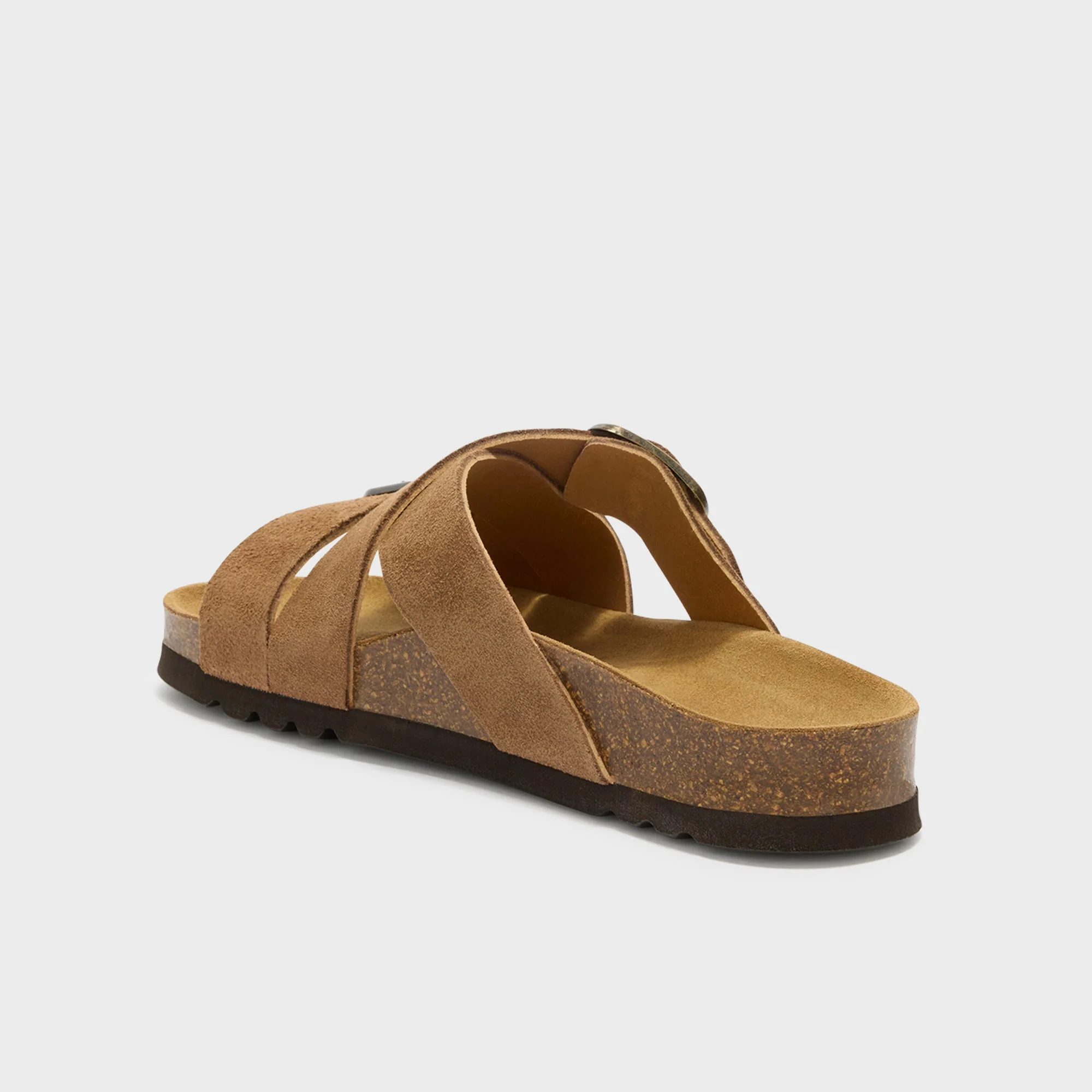 Scholl Selene Sabot Sandali Ciabatte Taupe Tag. 38 - immagine 4