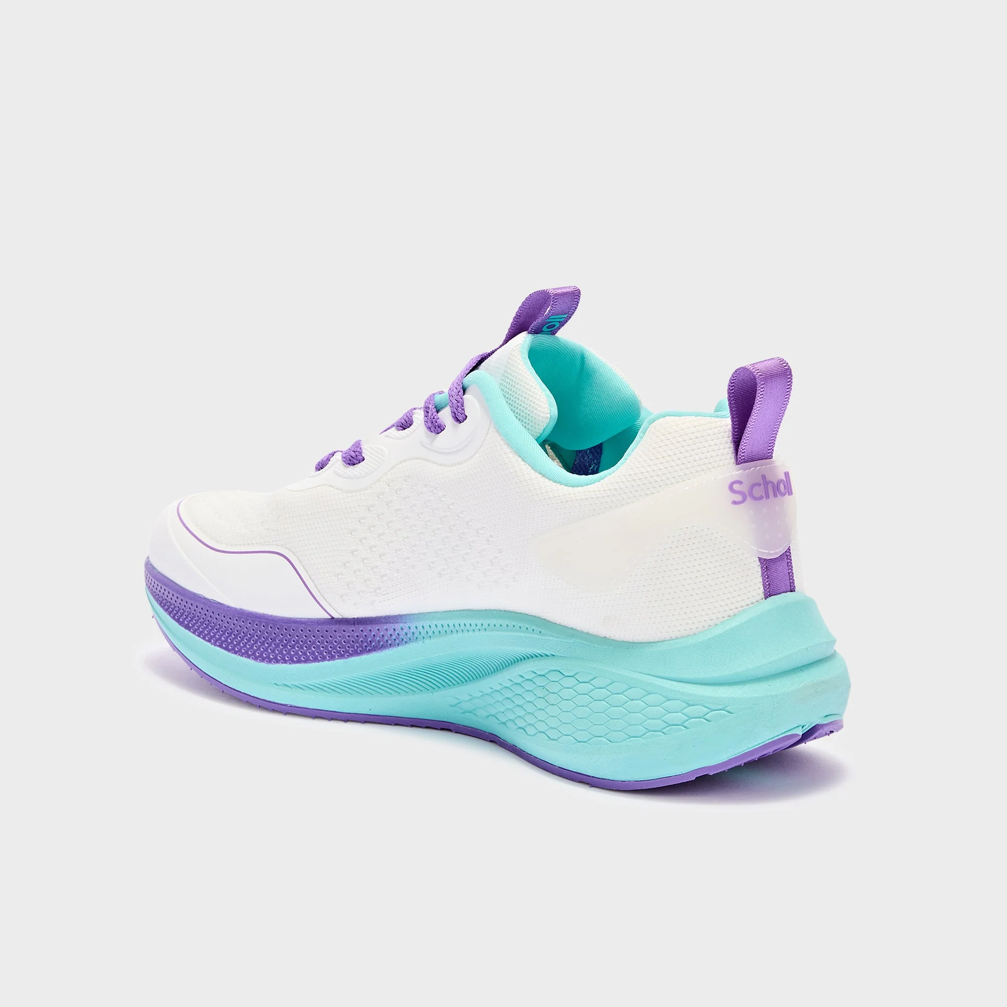 Scholl Mars Laces Sneaker Memory Cushion è Plantare Memory Foam Bianco/Turchese Tag. 37 - immagine 4