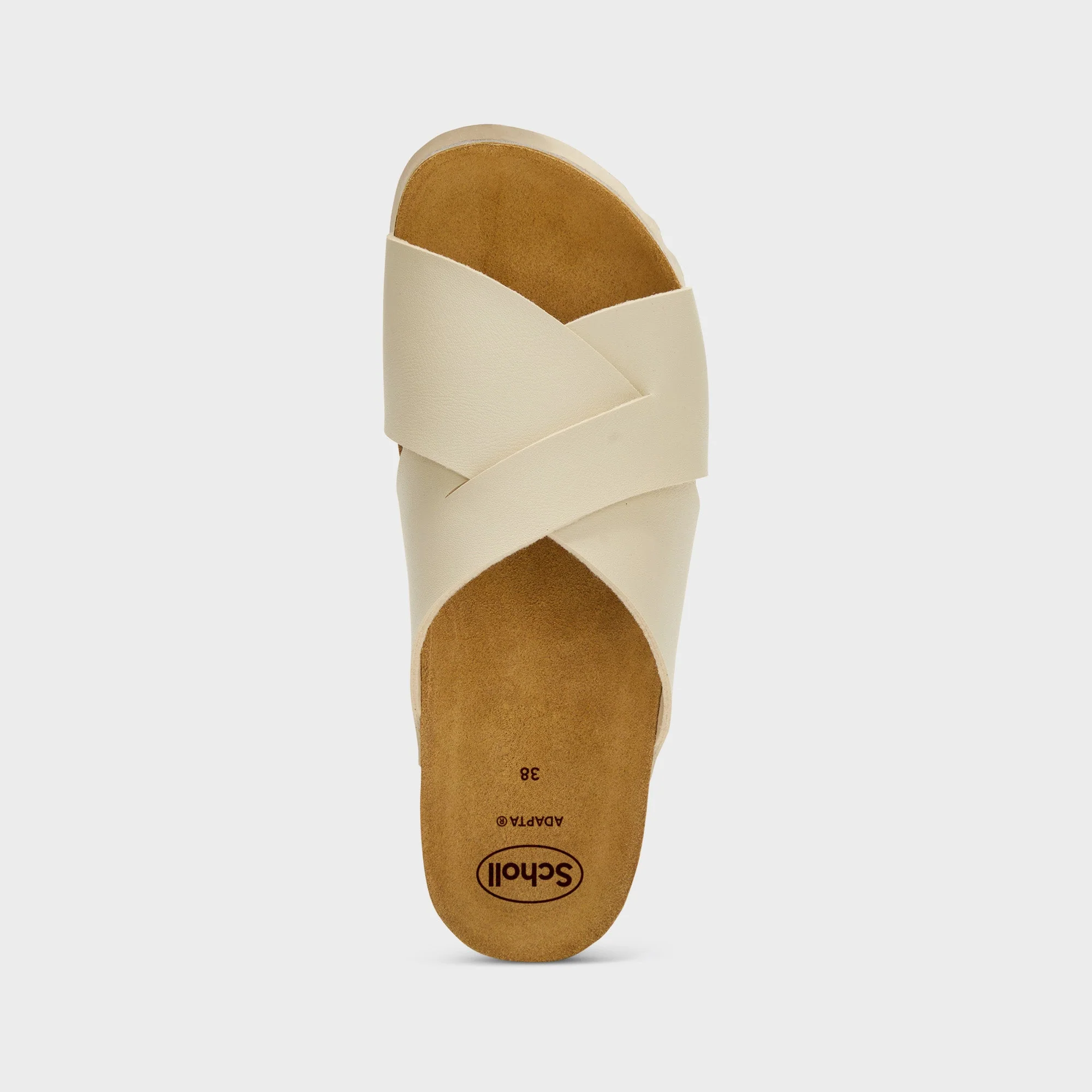 Scholl Vivian Sabot Sandali Ciabatte Avorio Tag. 38 - immagine 3