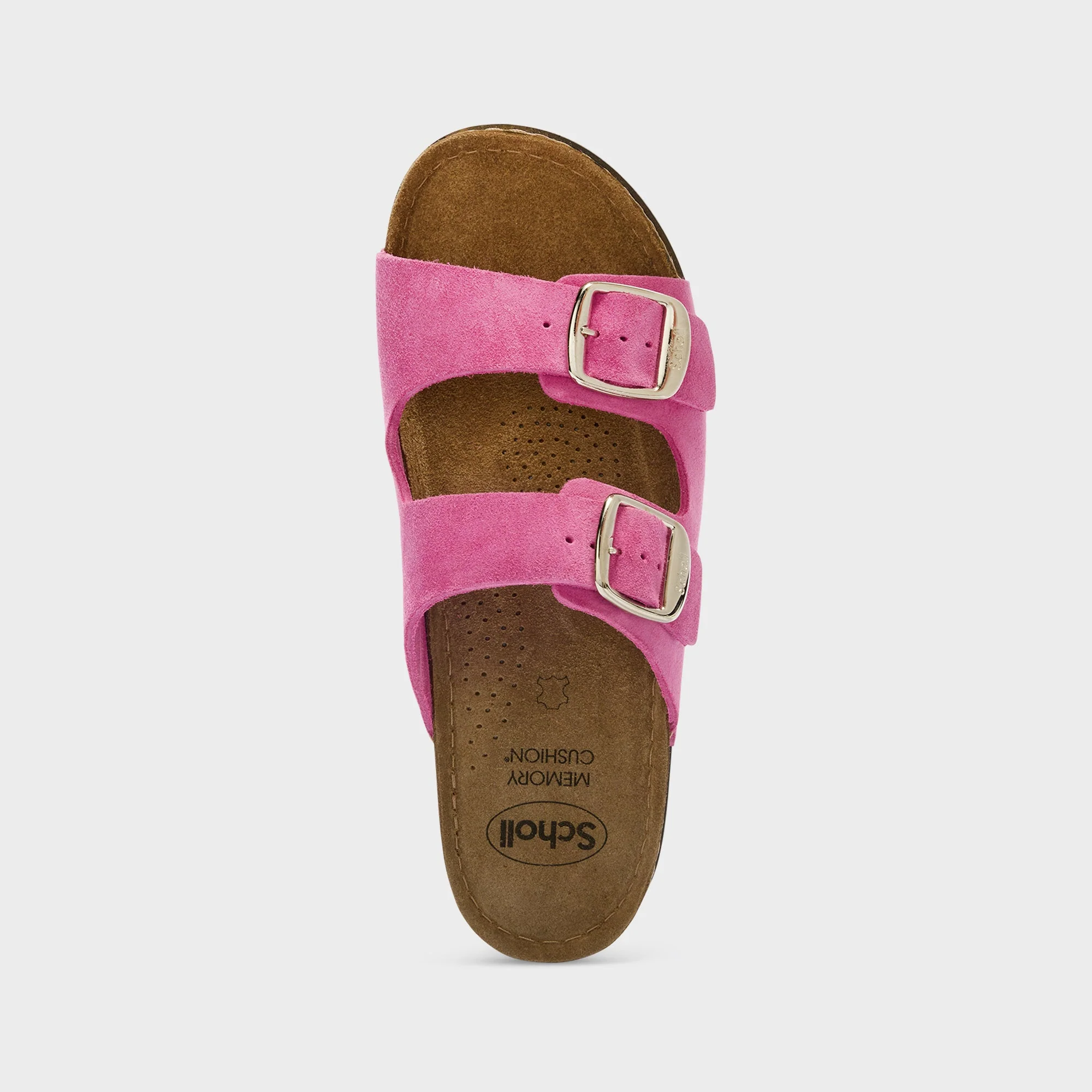 Scholl Bora 2 Buckles Sabot Sandali Ciabatte Fucsia Tag. 38 - immagine 3