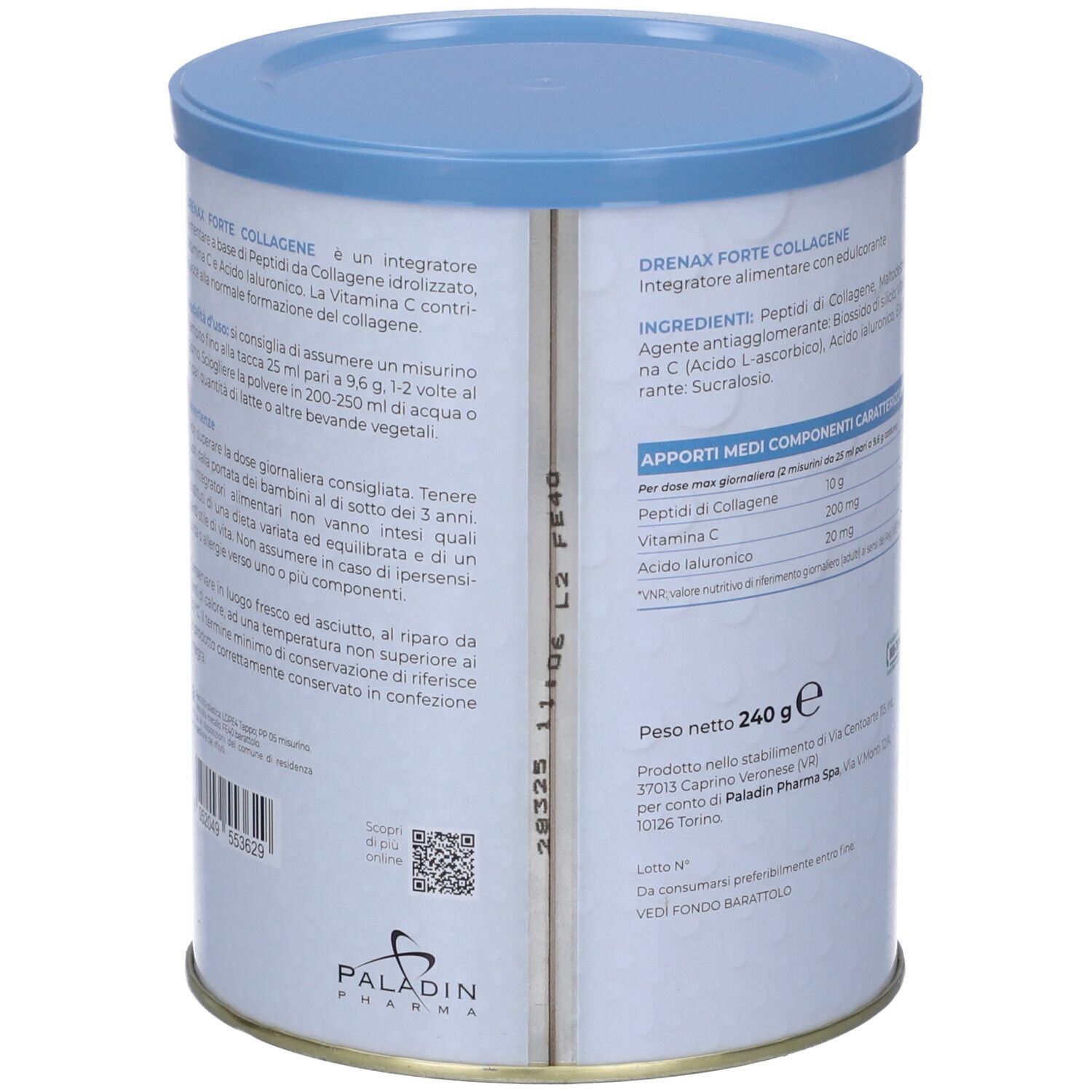 Drenax Forte Collagene Multifunzione Pelle - Articolazioni - Ossa 240g - immagine 3
