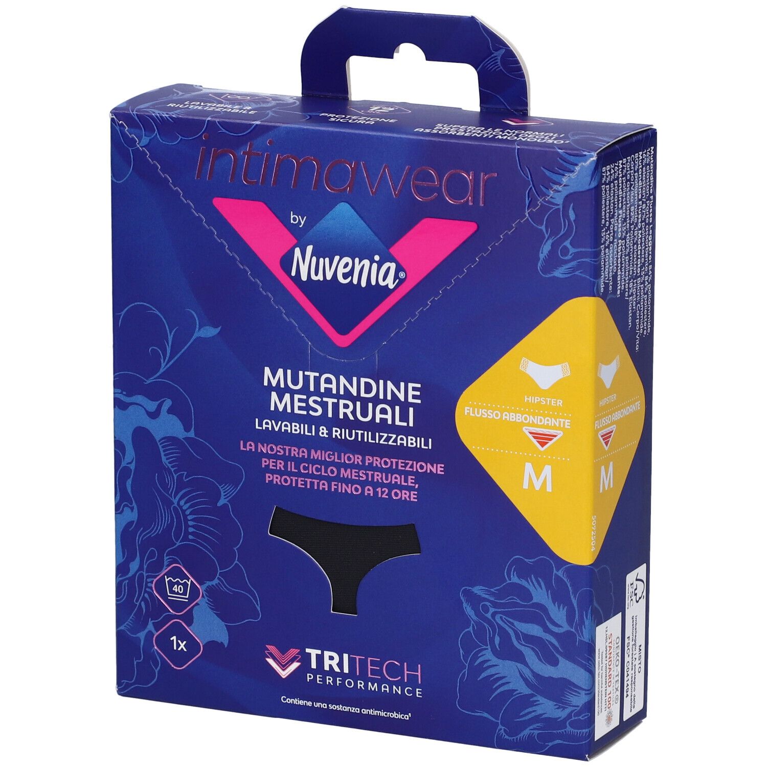 Nuvenia Intimawear Mutandine Mestruali Flusso Abbondante Medium