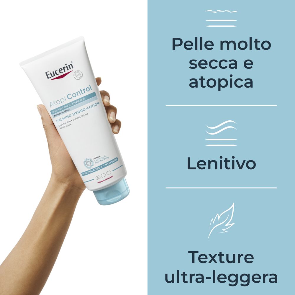 Eucerin Atopi Control AtopiControl Emulsione Lenitiva Ultra-Light Pelle Molto Secca e Atopica 400ml - immagine 3