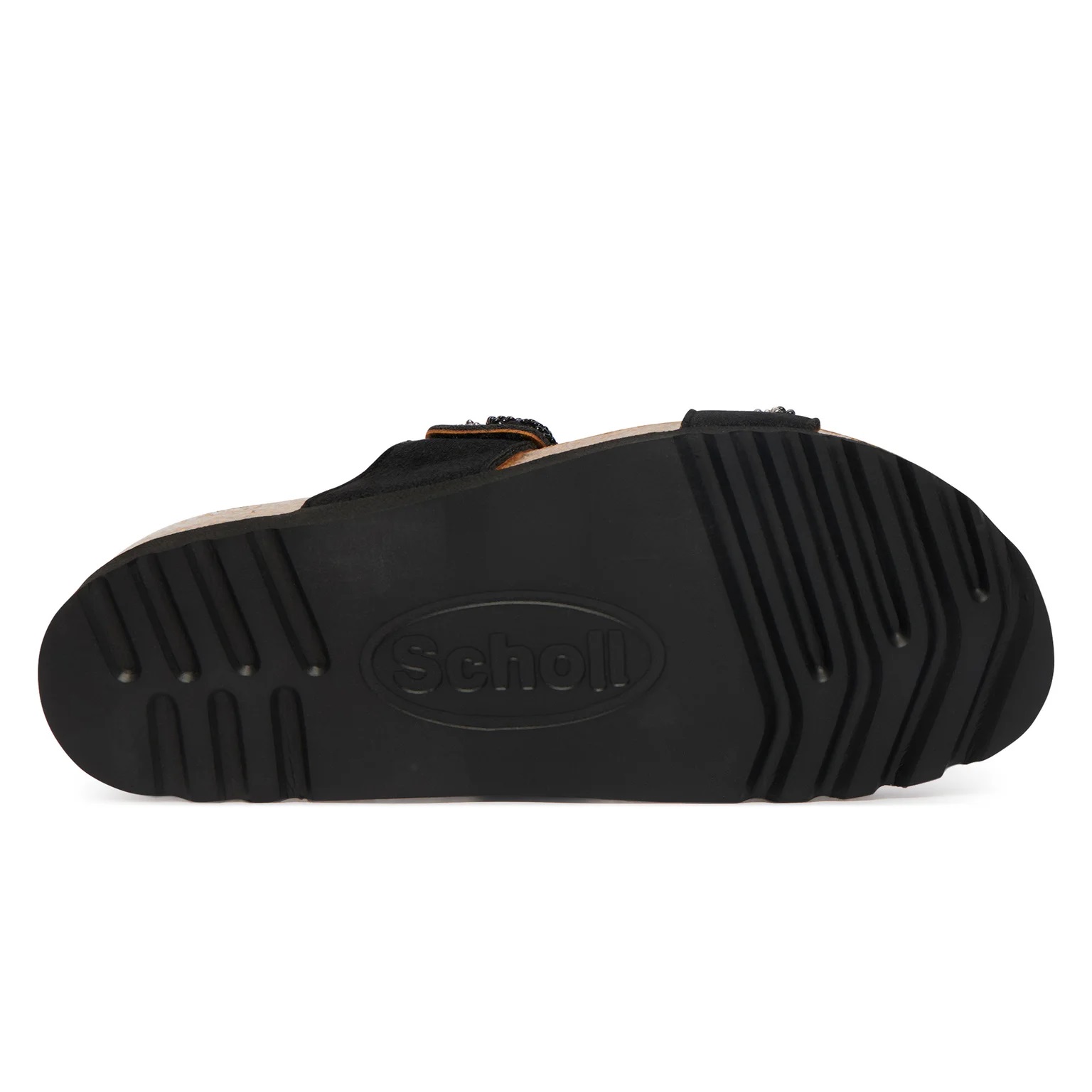 Scholl Nice Sandali Microfibra con Perline Nero Tag. 37 - immagine 3