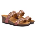 Scholl Tulum 2 Straps Sandali Ciabatte Rosa Antico Tag. 38