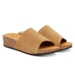 Scholl Vegas Mule Sandali Ciabatte Beige Scuro Tag. 39