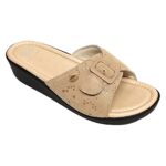 Scholl MANGO Bioprint Sandali Ciabatte Beige Tag. 38