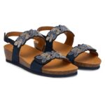 Scholl Otranto Sandal Sandali Ciabatte Blu Navy Tag. 39