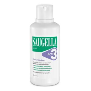 Saugella ACTI3 Detergente pH 3,5 500 ml