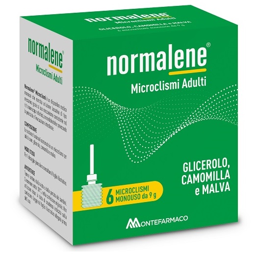Normalene Glicerolo Soluzione Rettale Adulti 6 Microclismi 9 g