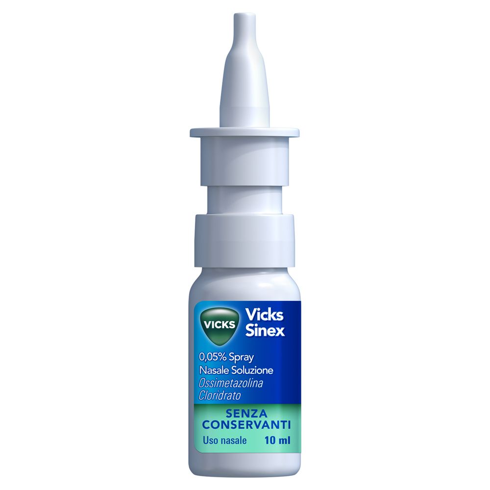 VICKS SINEX Spray Nasale 10 ml 0,5 mg/ml Senza Conservanti - immagine 3