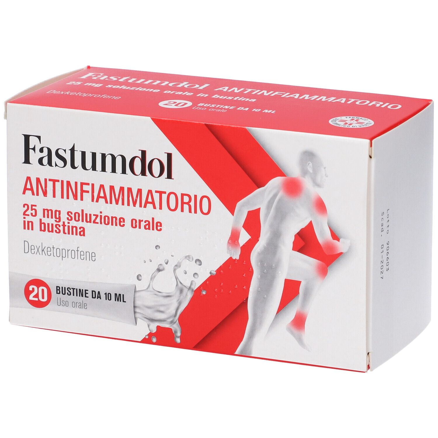 Fastumdol Antinfiammatorio 25mg 20 Bustine da 10ml