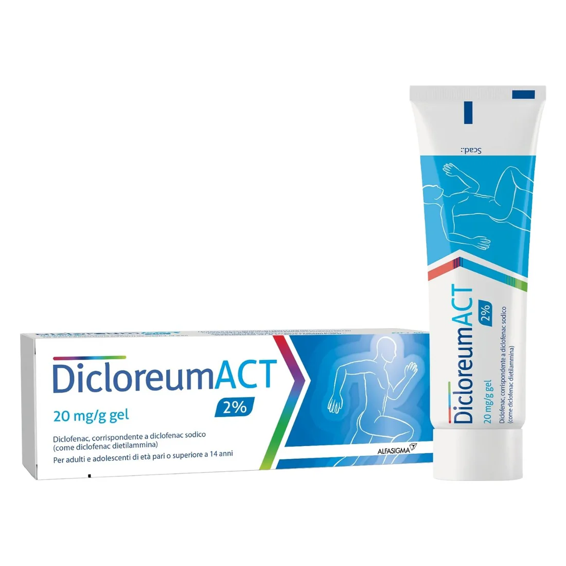 Dicloreum Act 2% Gel 20mg/g 100g