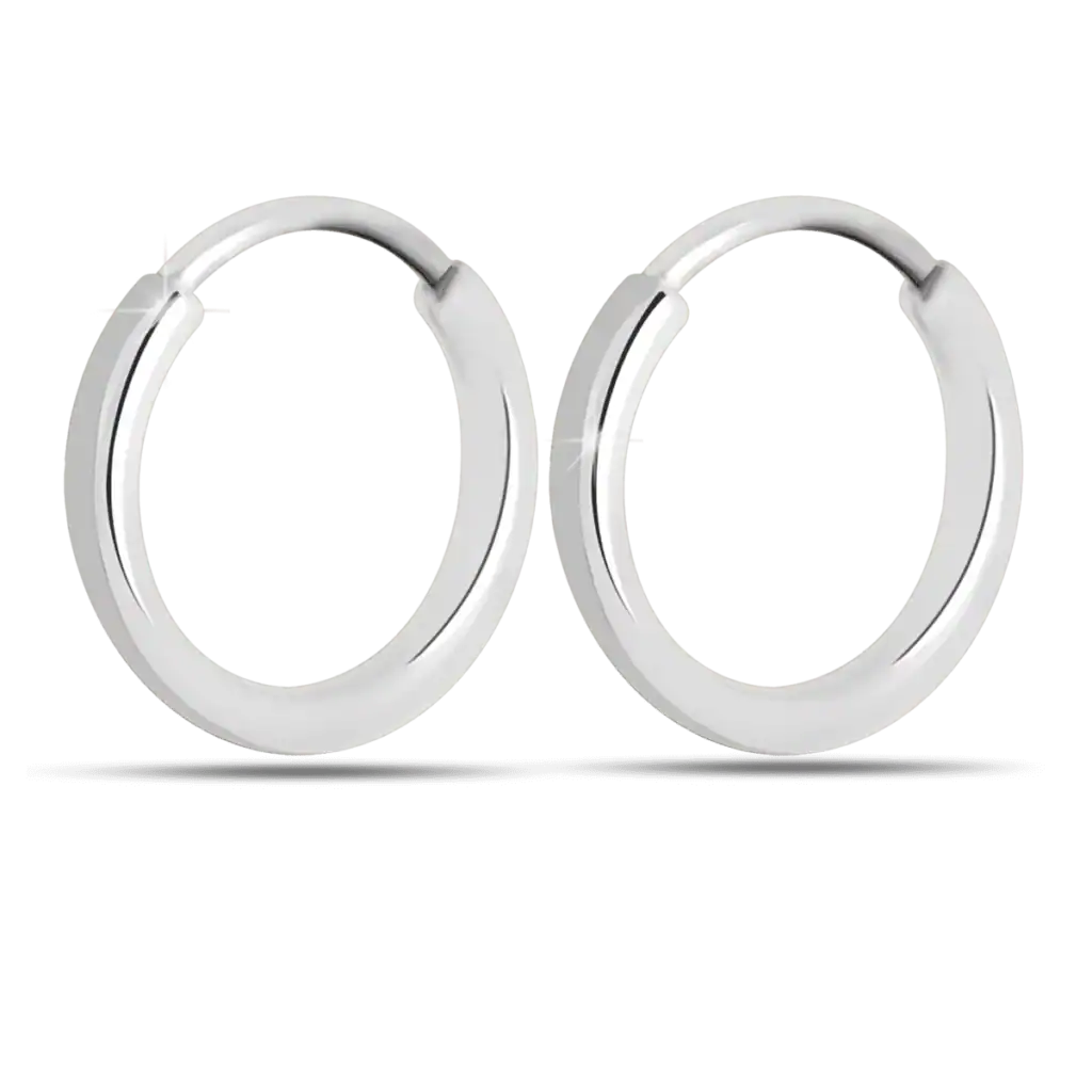 Medical Jewels Orecchini Orecchino Anallergici Cerchietto Silver 469