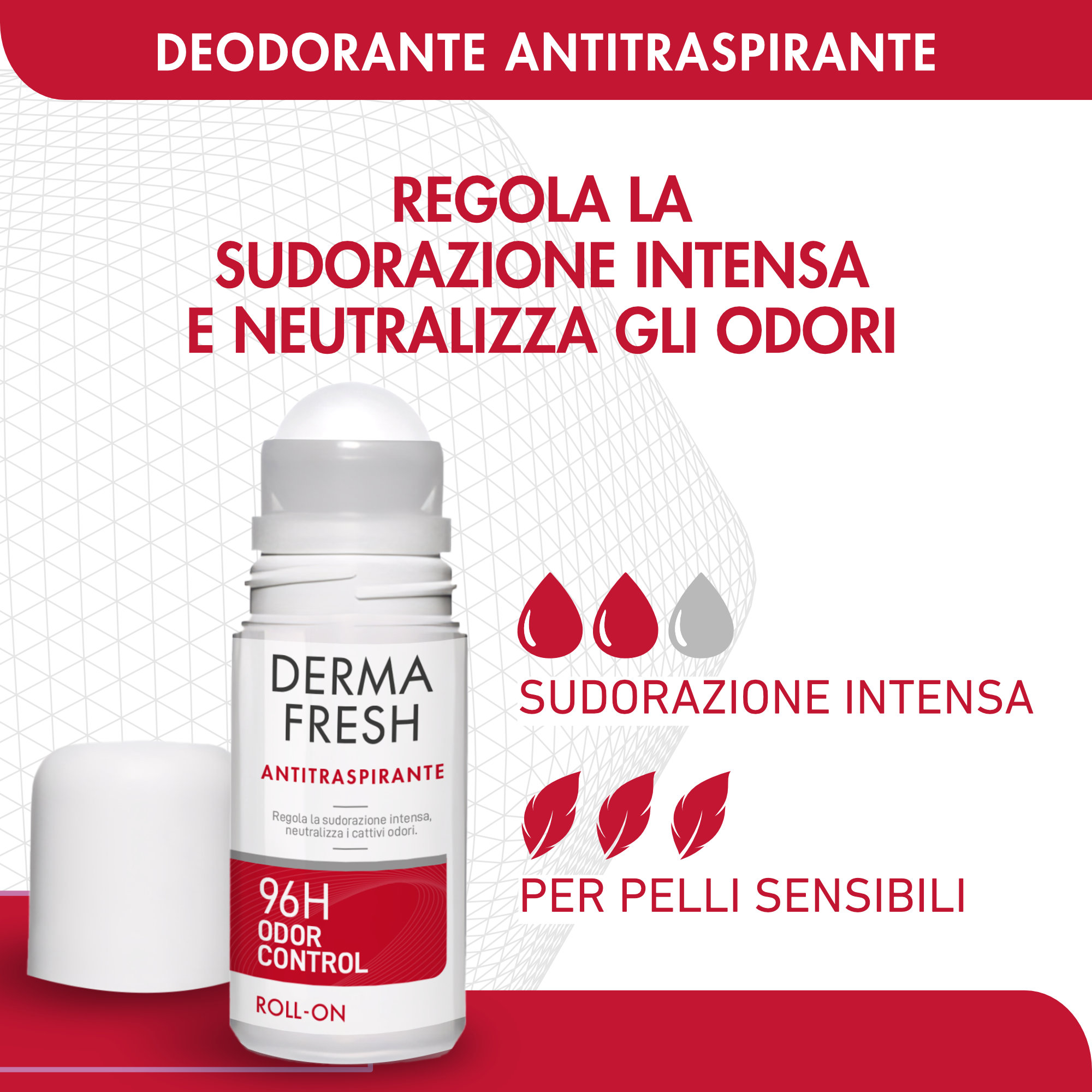 Dermafresh Antitraspirante 96h Odor Control Roll-On 50ml - immagine 2