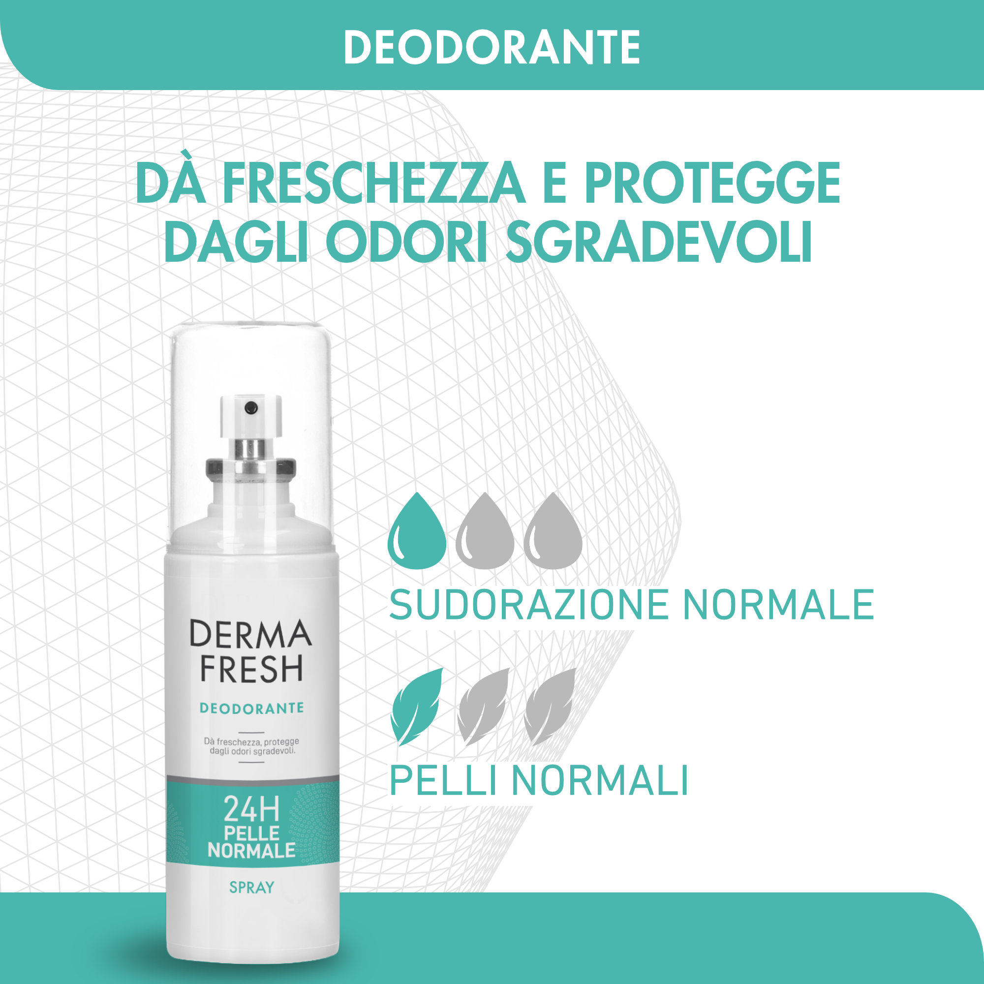 Dermafresh Deodorante 24h Pelle Normale Spray 100ml - immagine 3