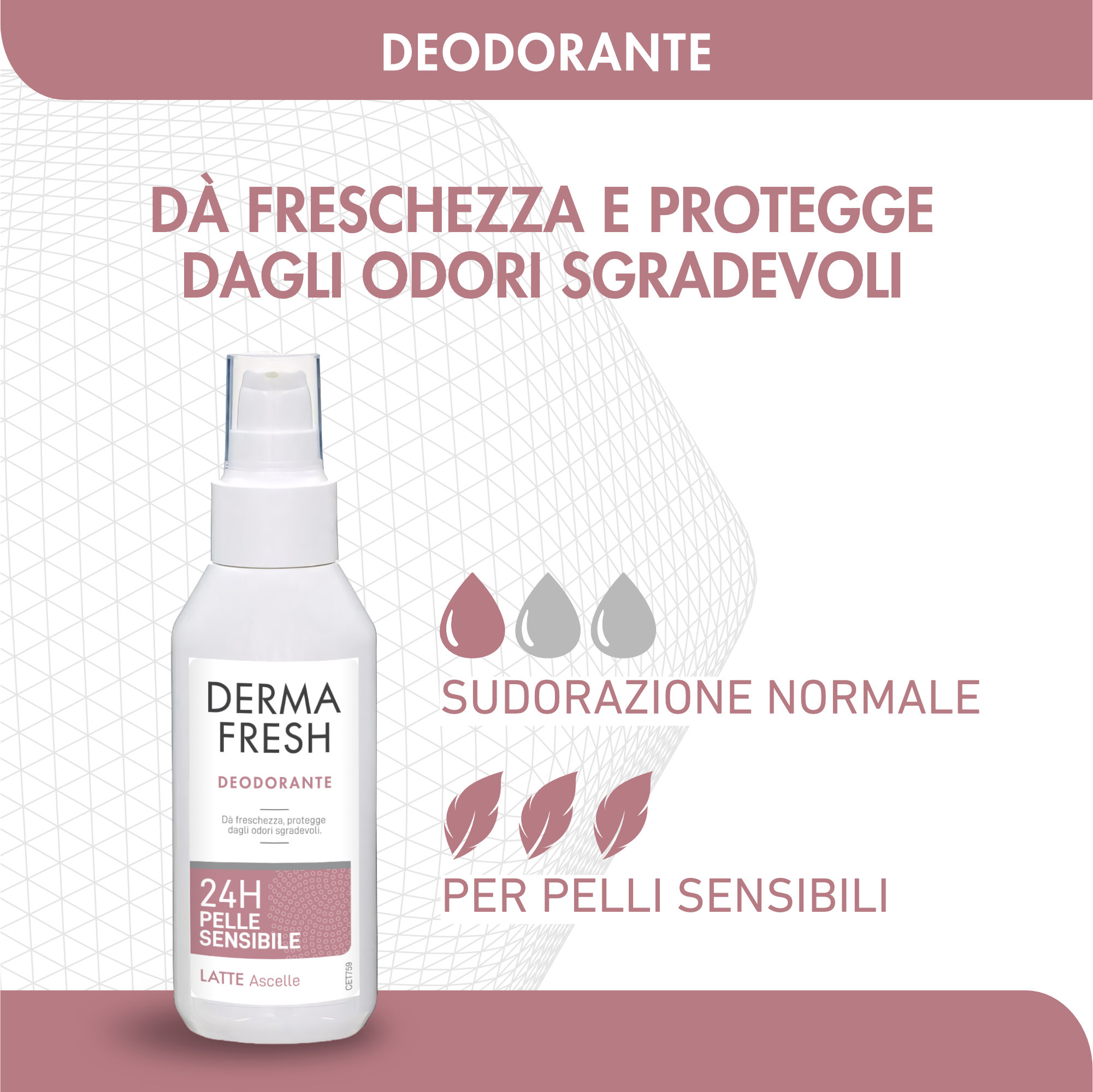 Dermafresh Deodorante 24h Pelle Normale Latte Ascelle 100ml - immagine 2