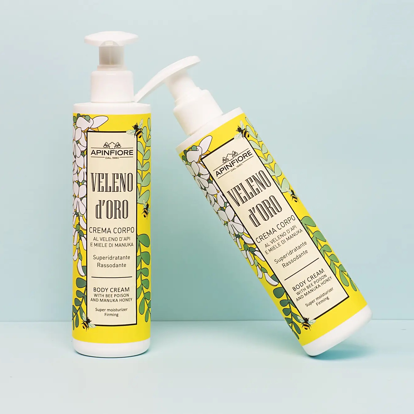 Apinfiore Veleno D'oro Crema Corpo al Veleno D'Api e Miele di Manuka 250ml