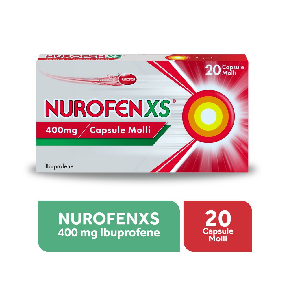 NUROFENCAXS 400 mg 20 Capsule Molli