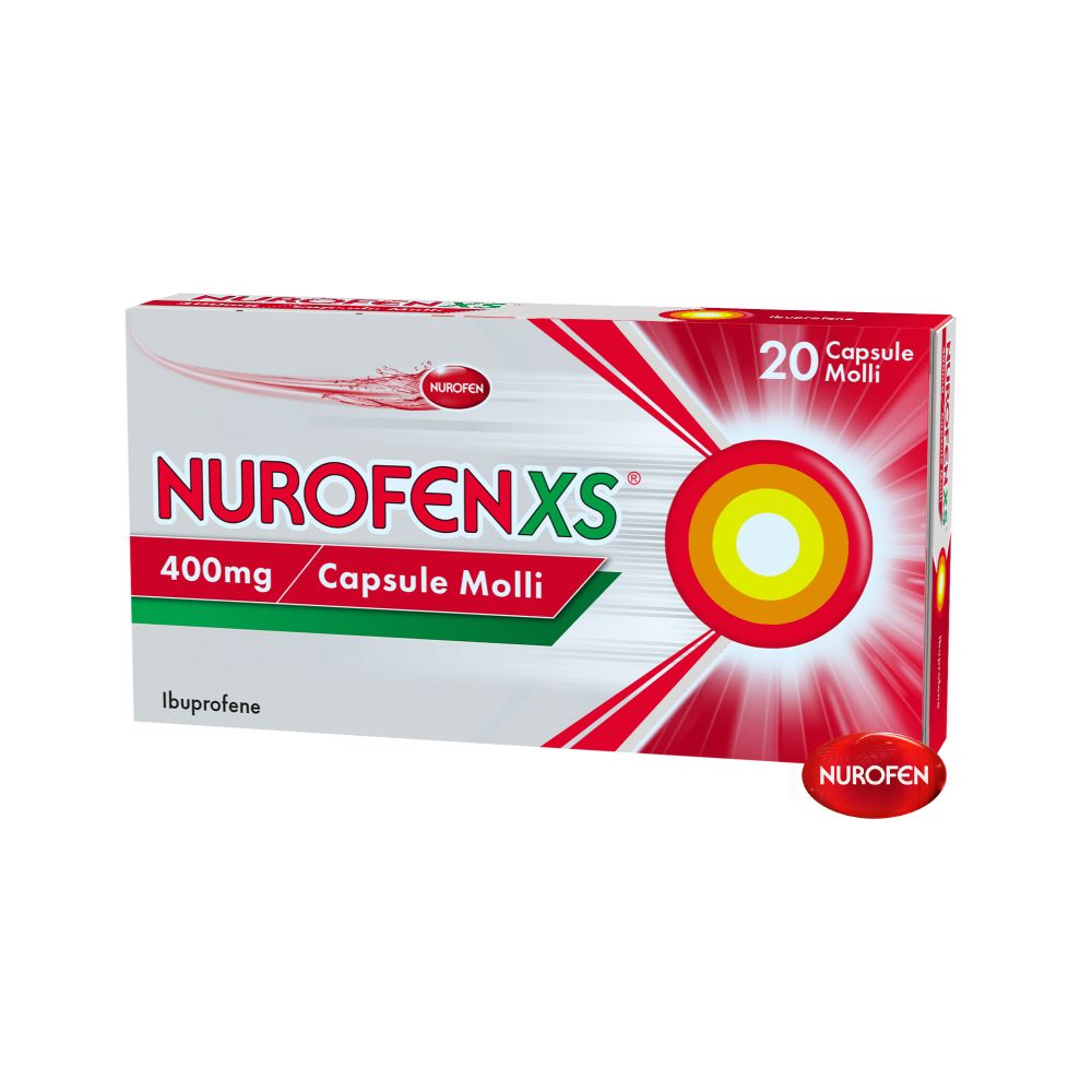 NUROFENCAXS 400 mg 20 Capsule Molli - immagine 2