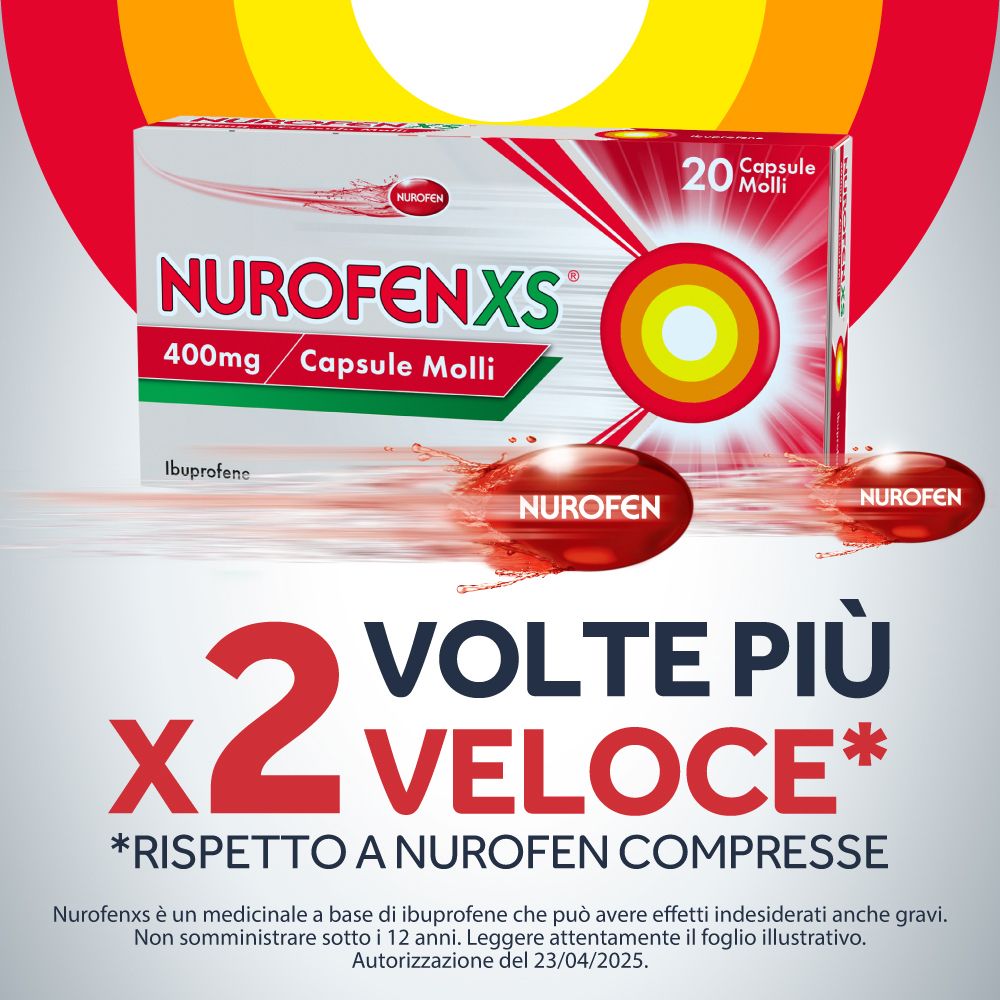 NUROFENCAXS 400 mg 20 Capsule Molli - immagine 4