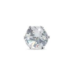 Medical Jewels Orecchini Orecchino Anallergici Zircone Bianco 6mm