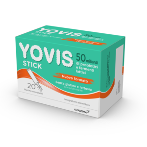 Yovis Stick 50 Miliardi Fermenti Lattici Probiotici Vivi 20 Bustine Orosolubili