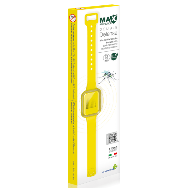 Max Protection Braccialetto Antizanzare 2 in 1 con Emissioni Repellenti Soniche e Ultrasoniche 1 pz - immagine 8